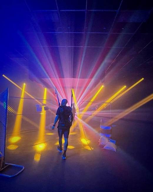 Concert-style lighting design on a Cascabel sound stage