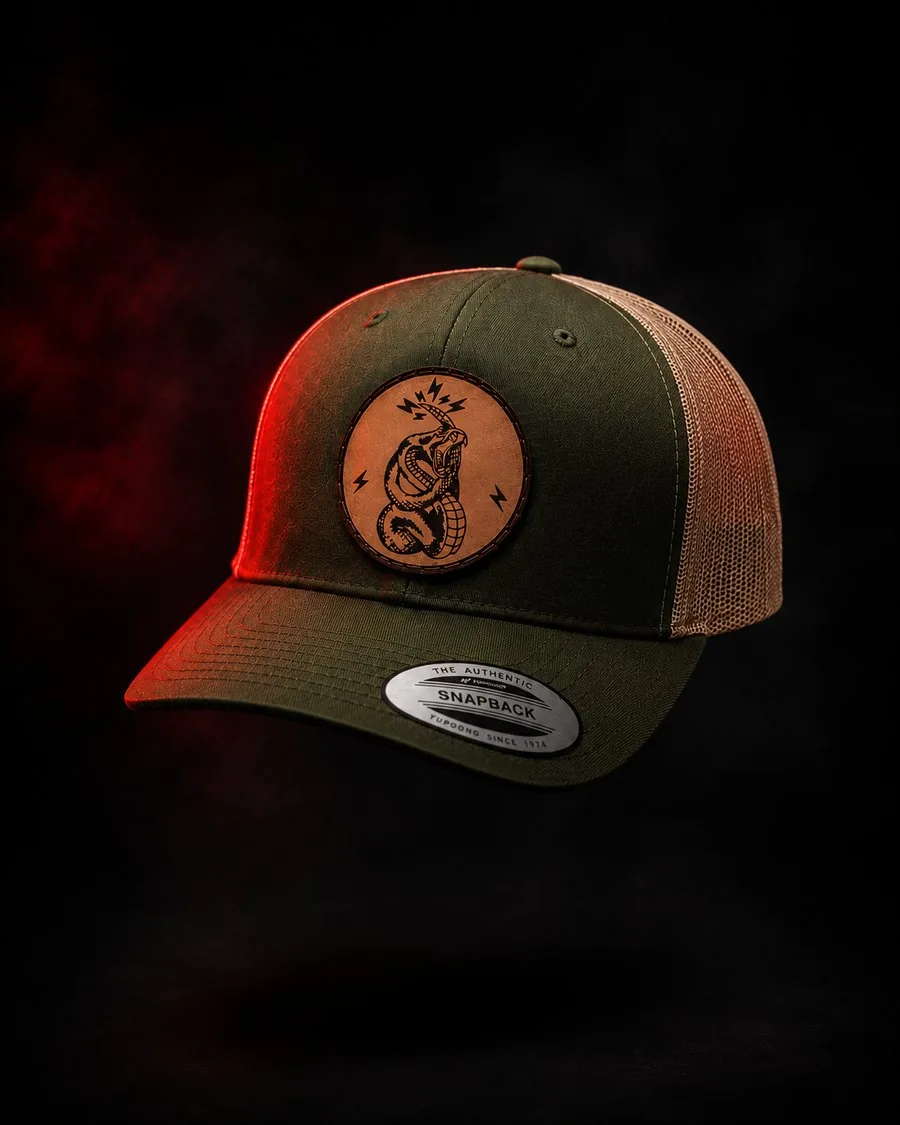 Leather Patch Cap